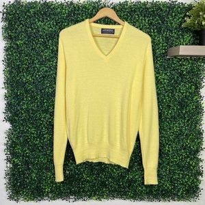 Vintage Yellow Puritan Vneck Sweater